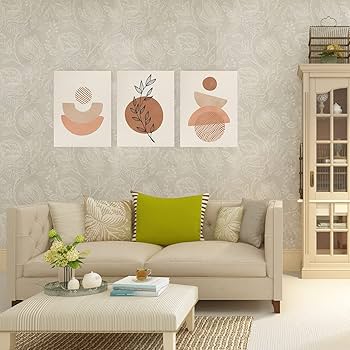 MINIMALIST Houses アートブック Amazon.com: Mountains Art Print Sun Minimal Home Decor Wall